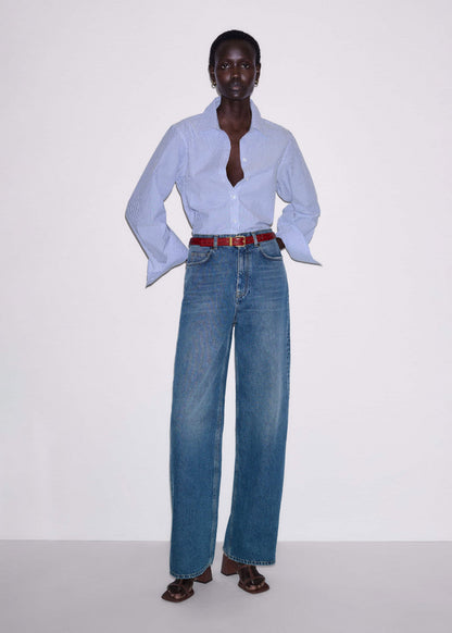 Blue Stripe Relaxed Forever Shirt