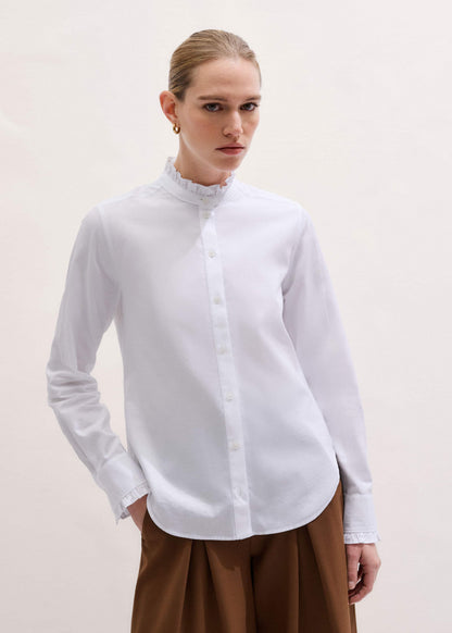 White Impossibly Soft Feminine Shirt