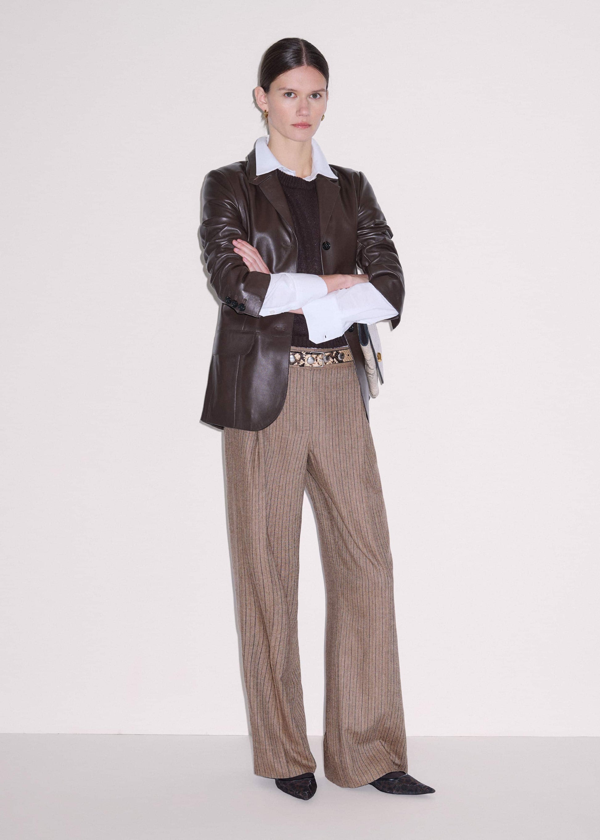 White Travel Layering Shirt