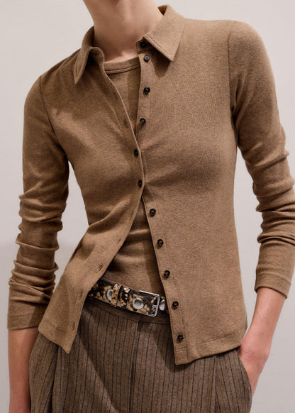 Brown Ultimate Rib Shirt