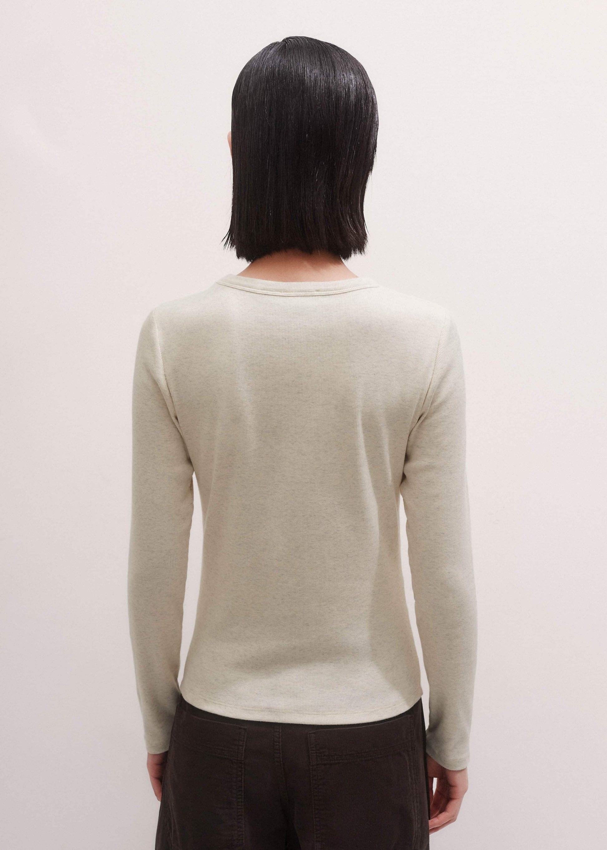 Cream Perfect Basic Top