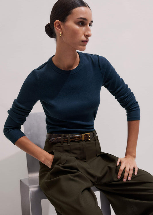 Navy Perfect Basic Top