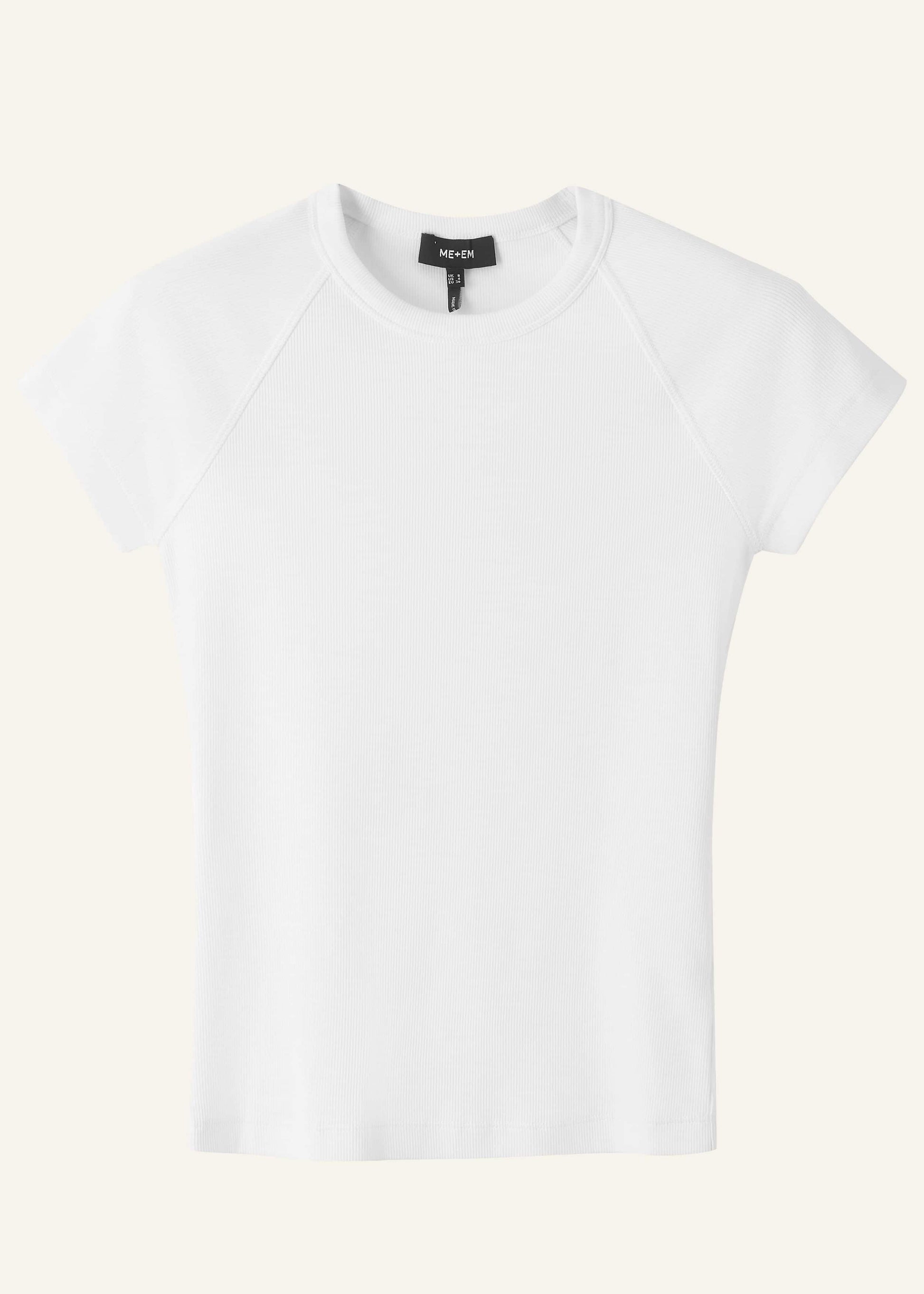 White Ultimate Raglan Tee