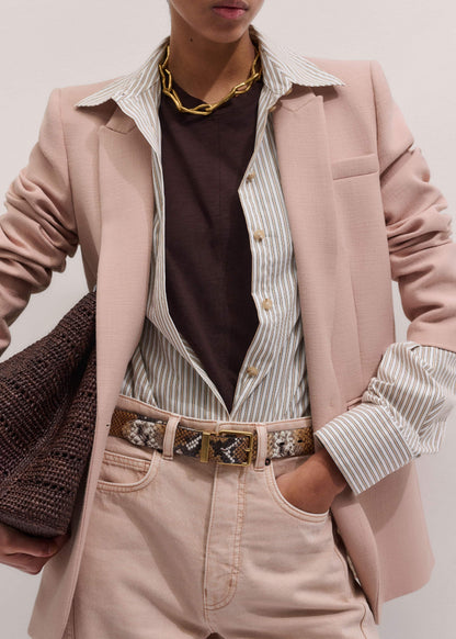 Brown Racerback Swing Top