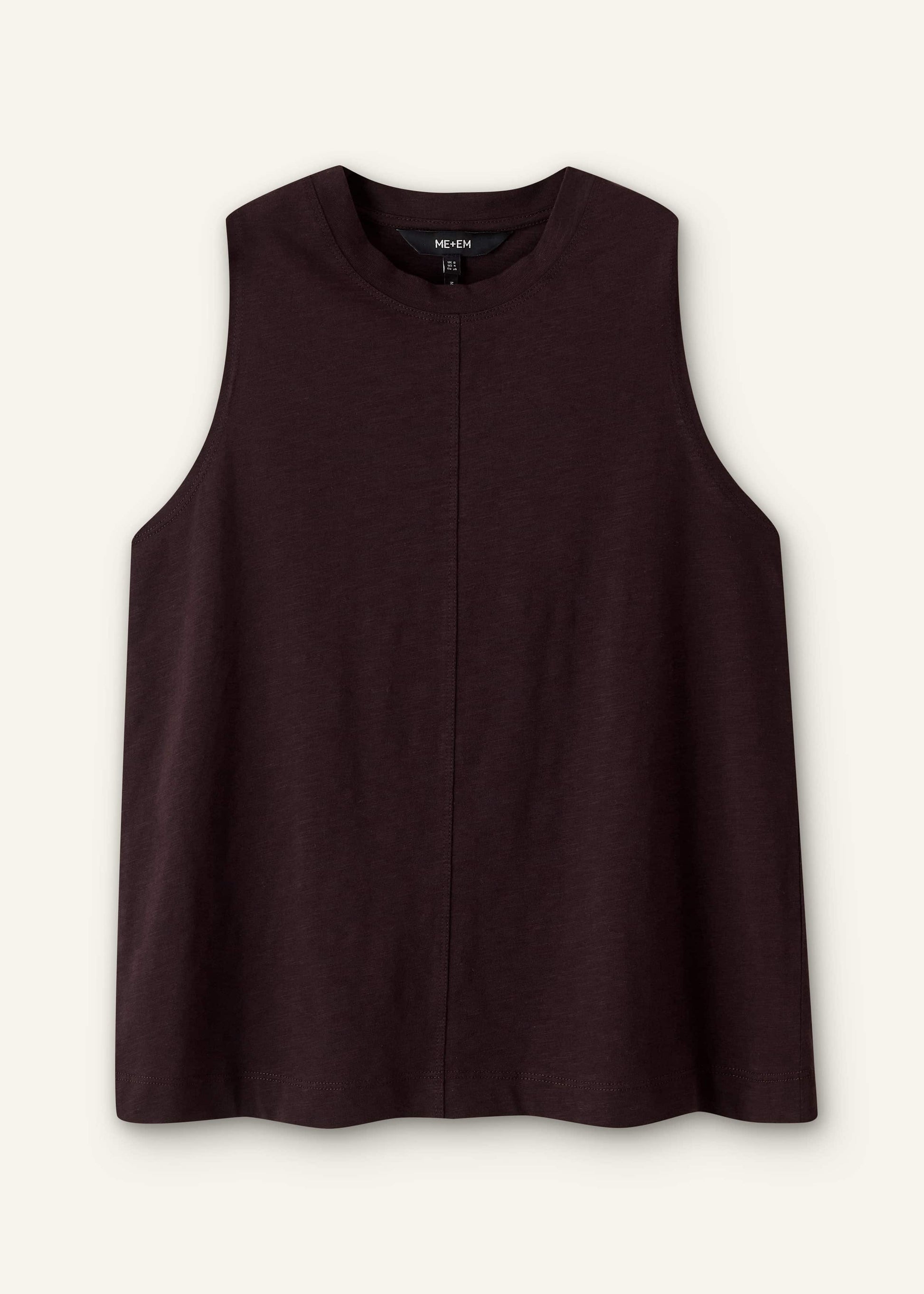 Brown Racerback Swing Top