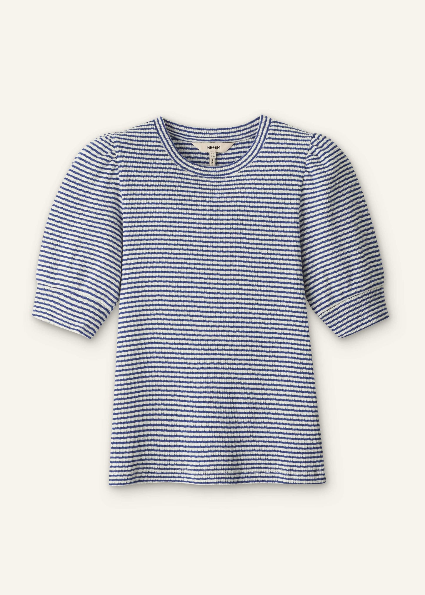 Blue Feminine Sleeve Tee