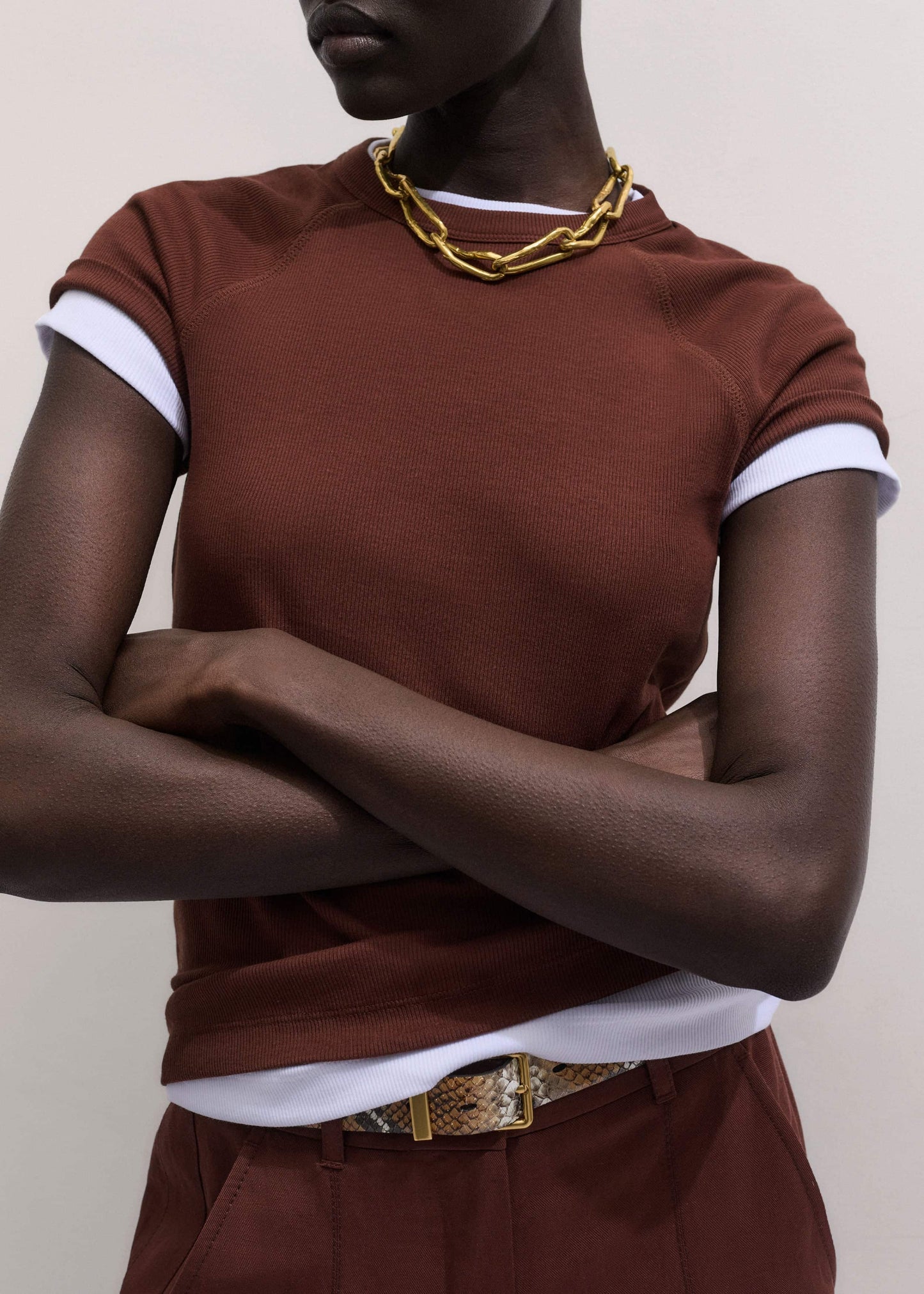 Cinnamon Brown Ultimate Raglan Tee