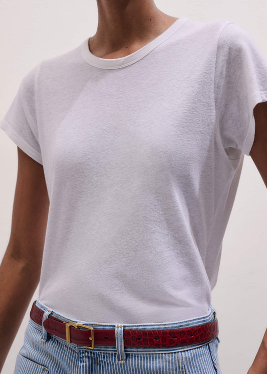 White Soft Washed Tee
