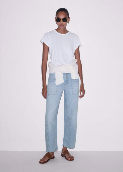 White Soft Washed Tee