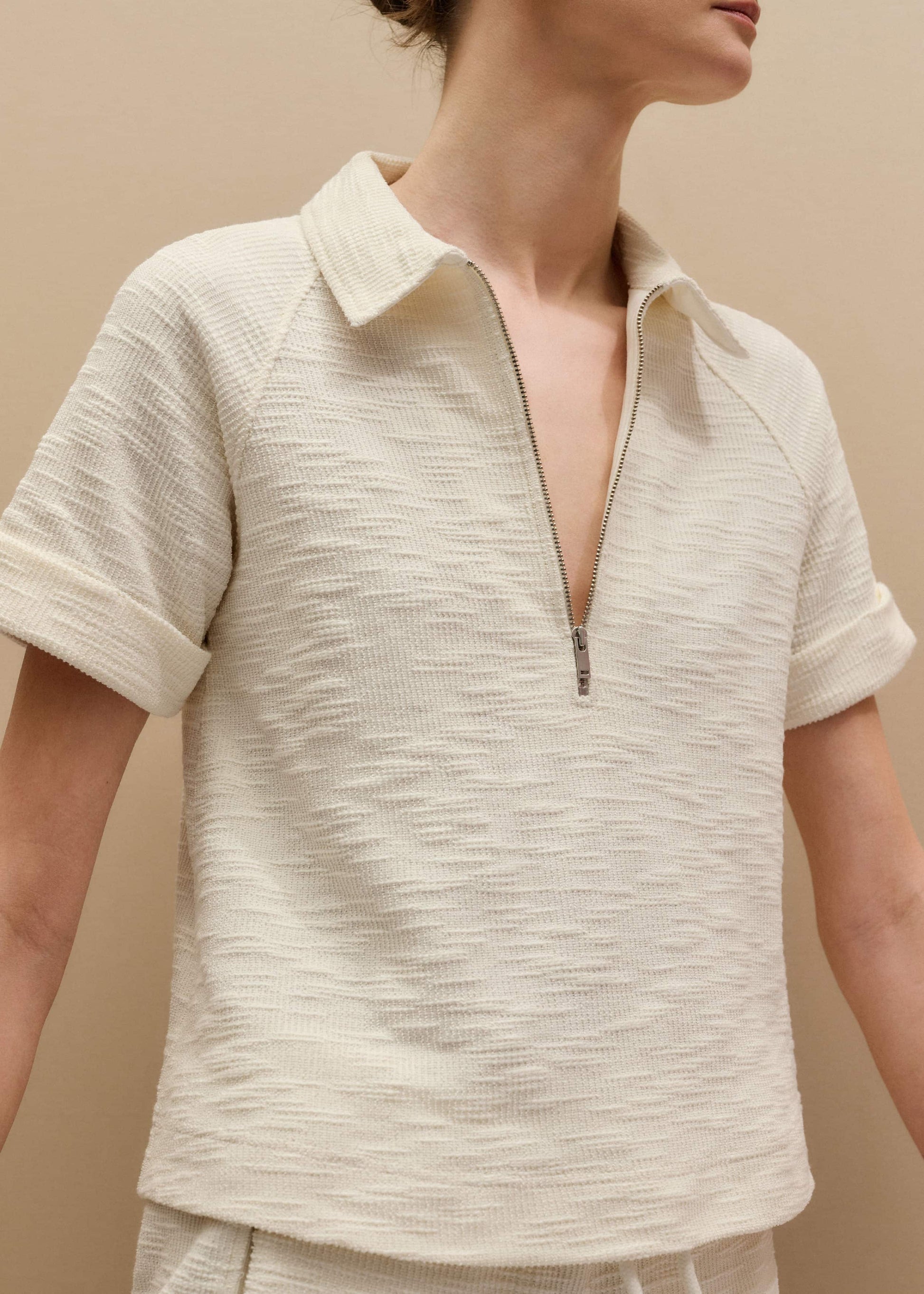 Cream Polo Swing Top