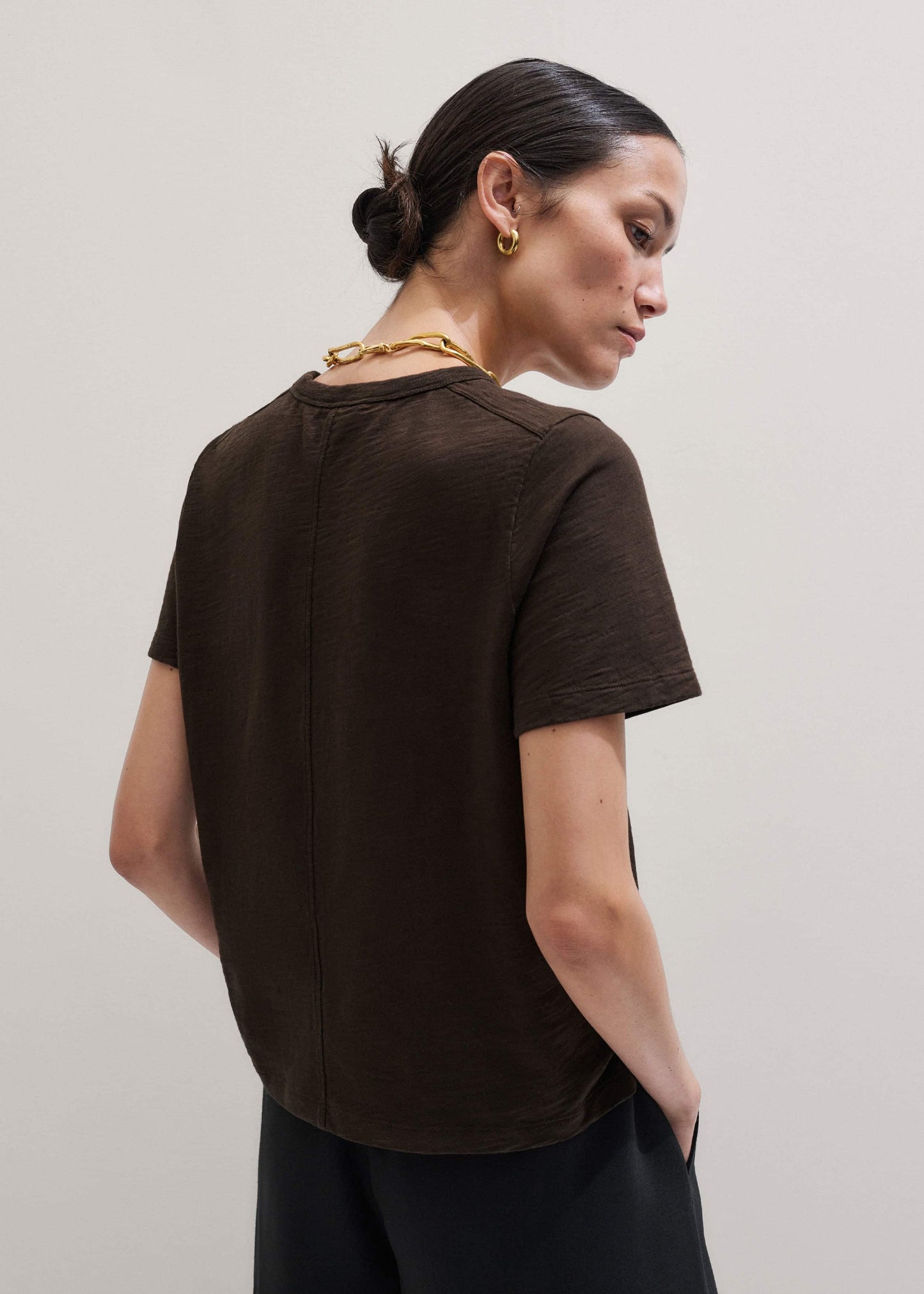 Brown Warm Touch Tee