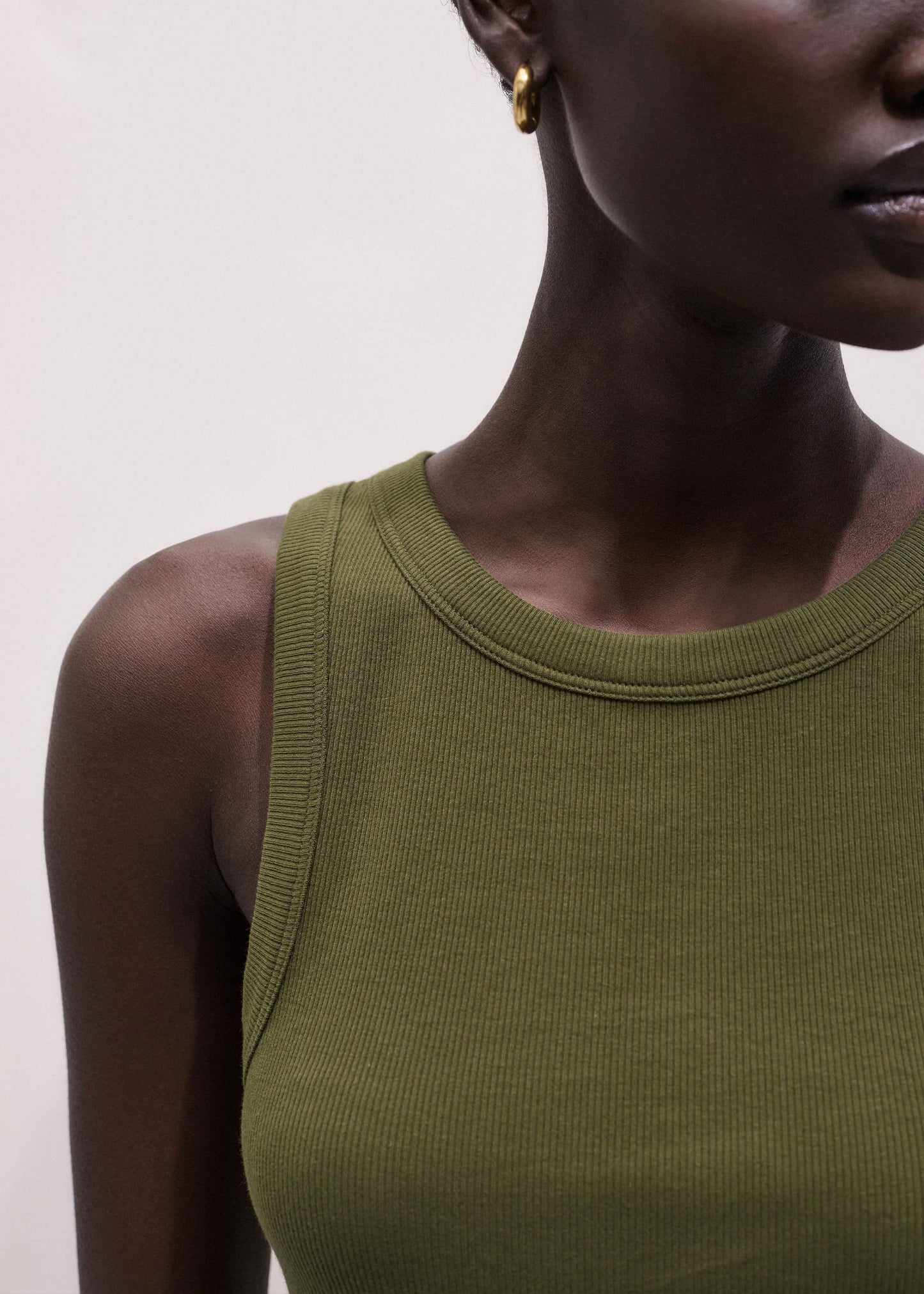 Olive Green Perfect Basic Vest
