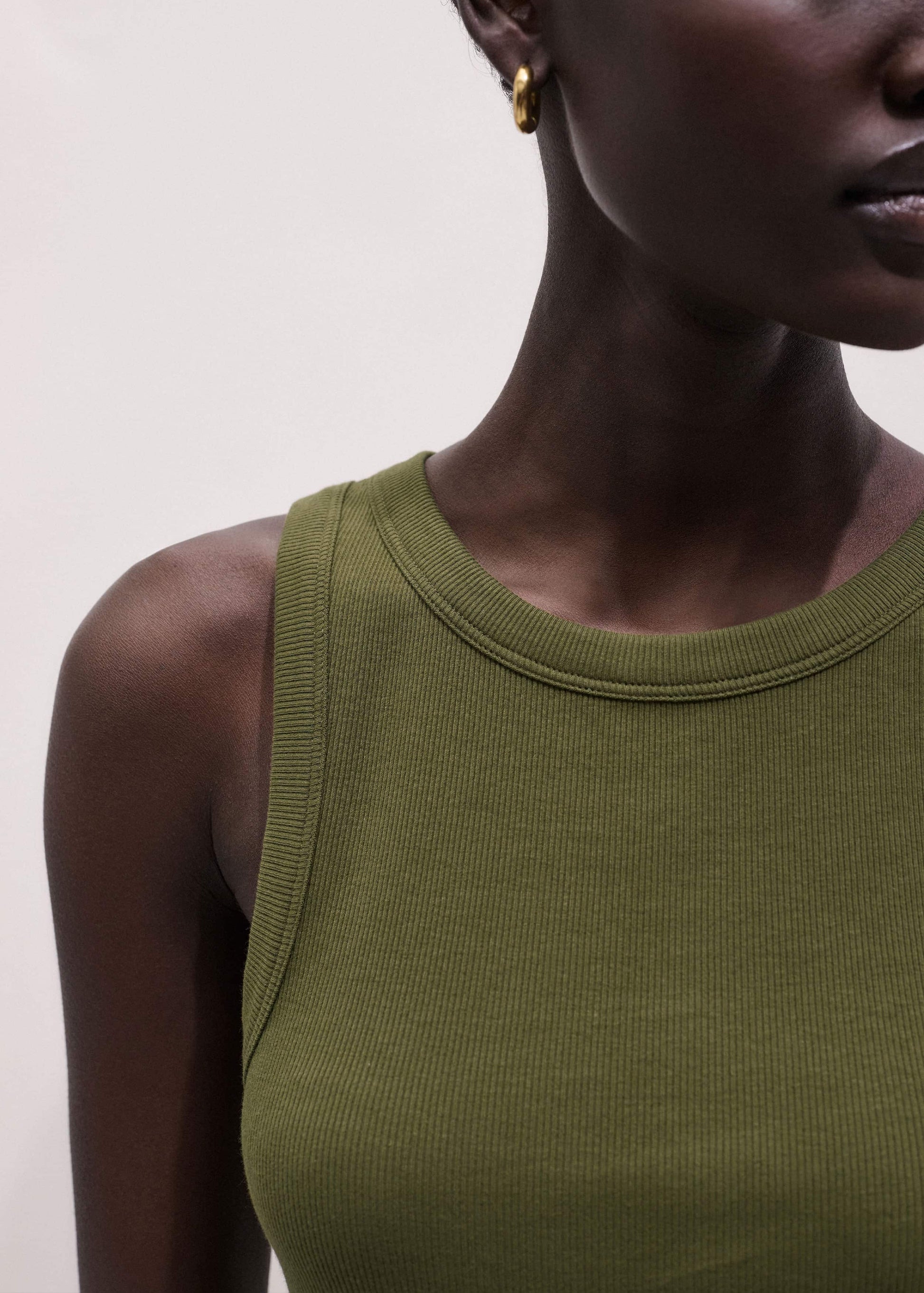 Olive Green Perfect Basic Vest