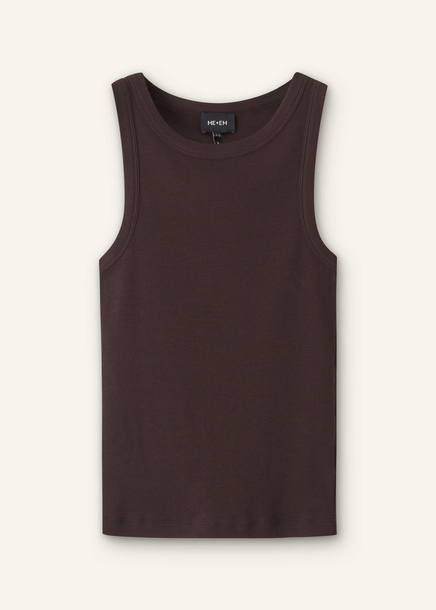 Brown Perfect Basic Vest
