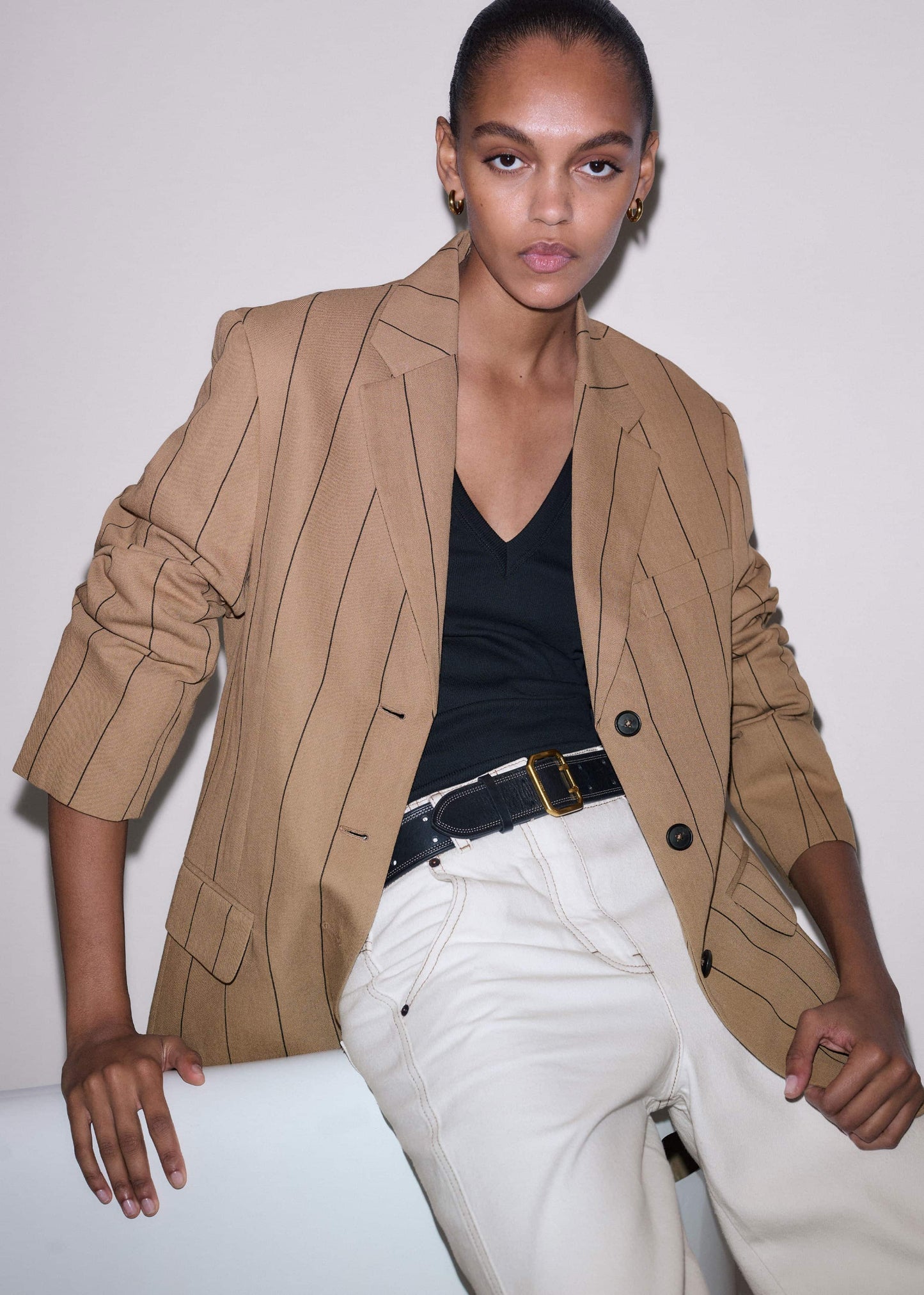 Black Ultimate V-Neck Vest