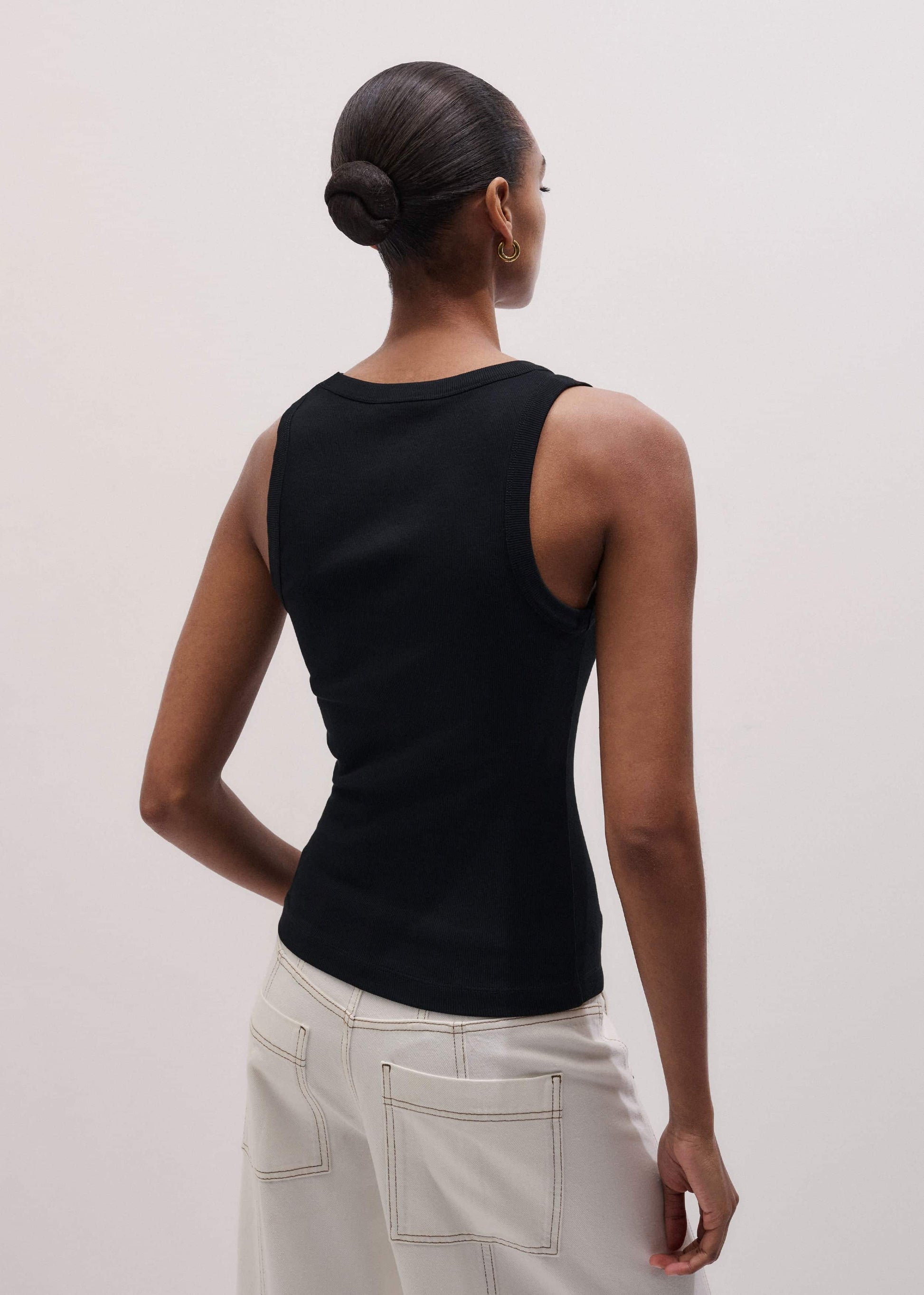 Black Ultimate V-Neck Vest