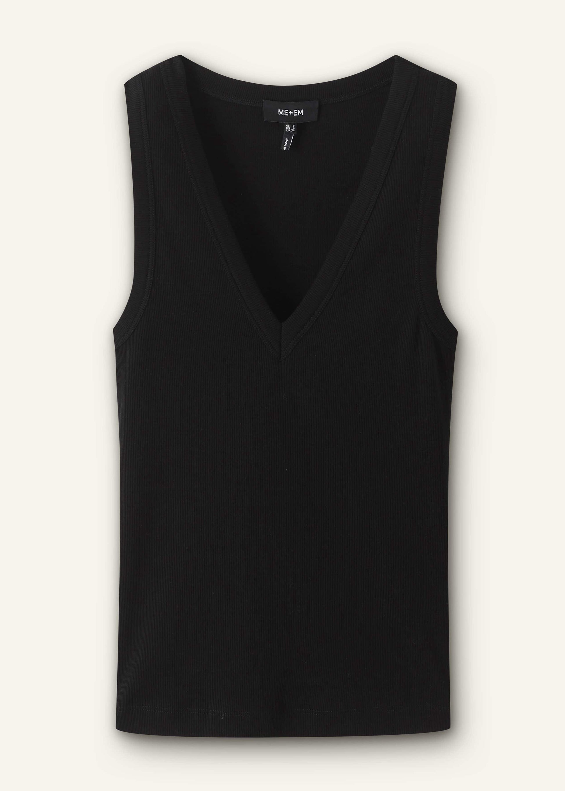 Black Ultimate V-Neck Vest