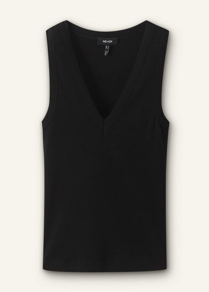 Black Ultimate V-Neck Vest