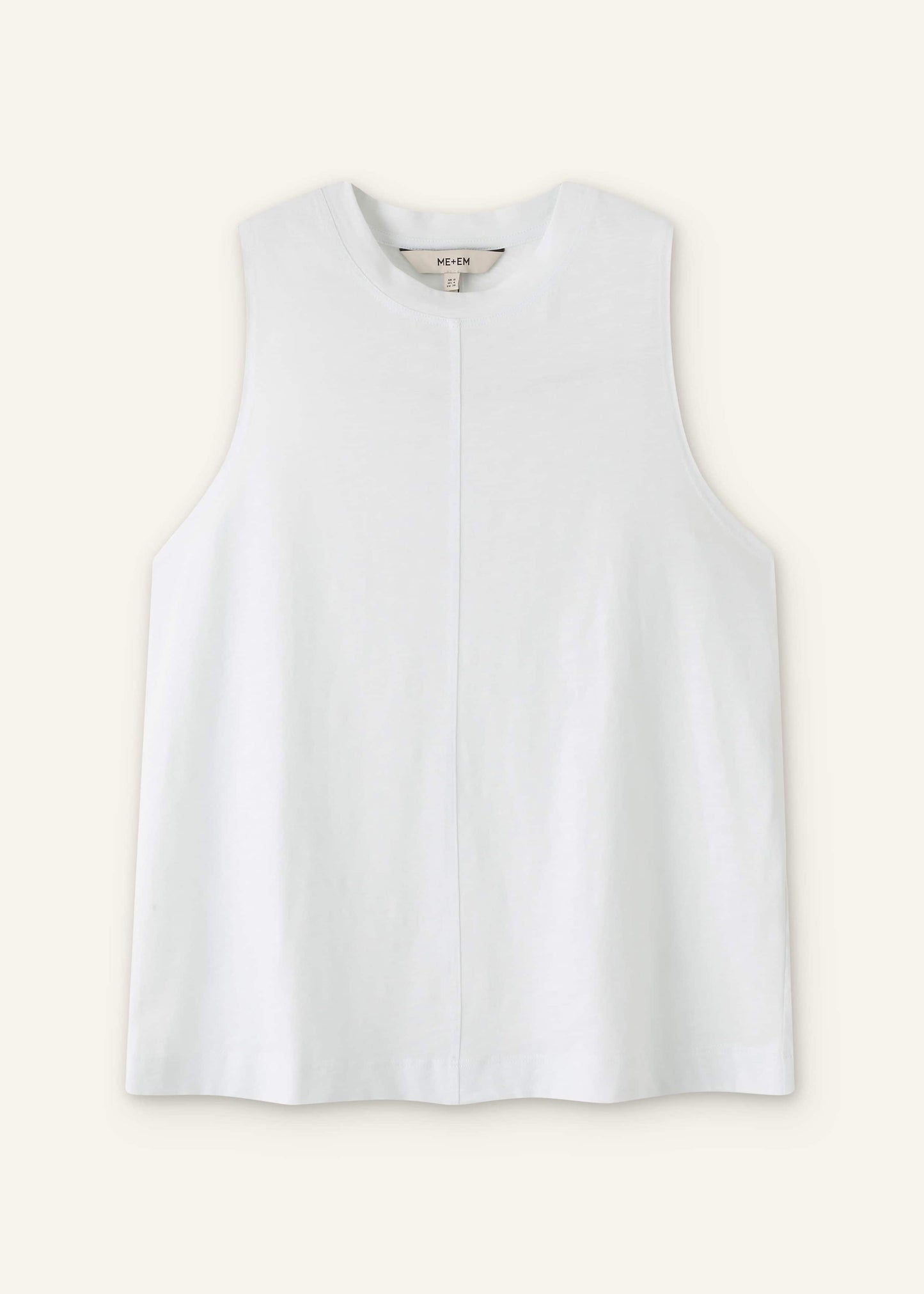 White Racerback Swing Top