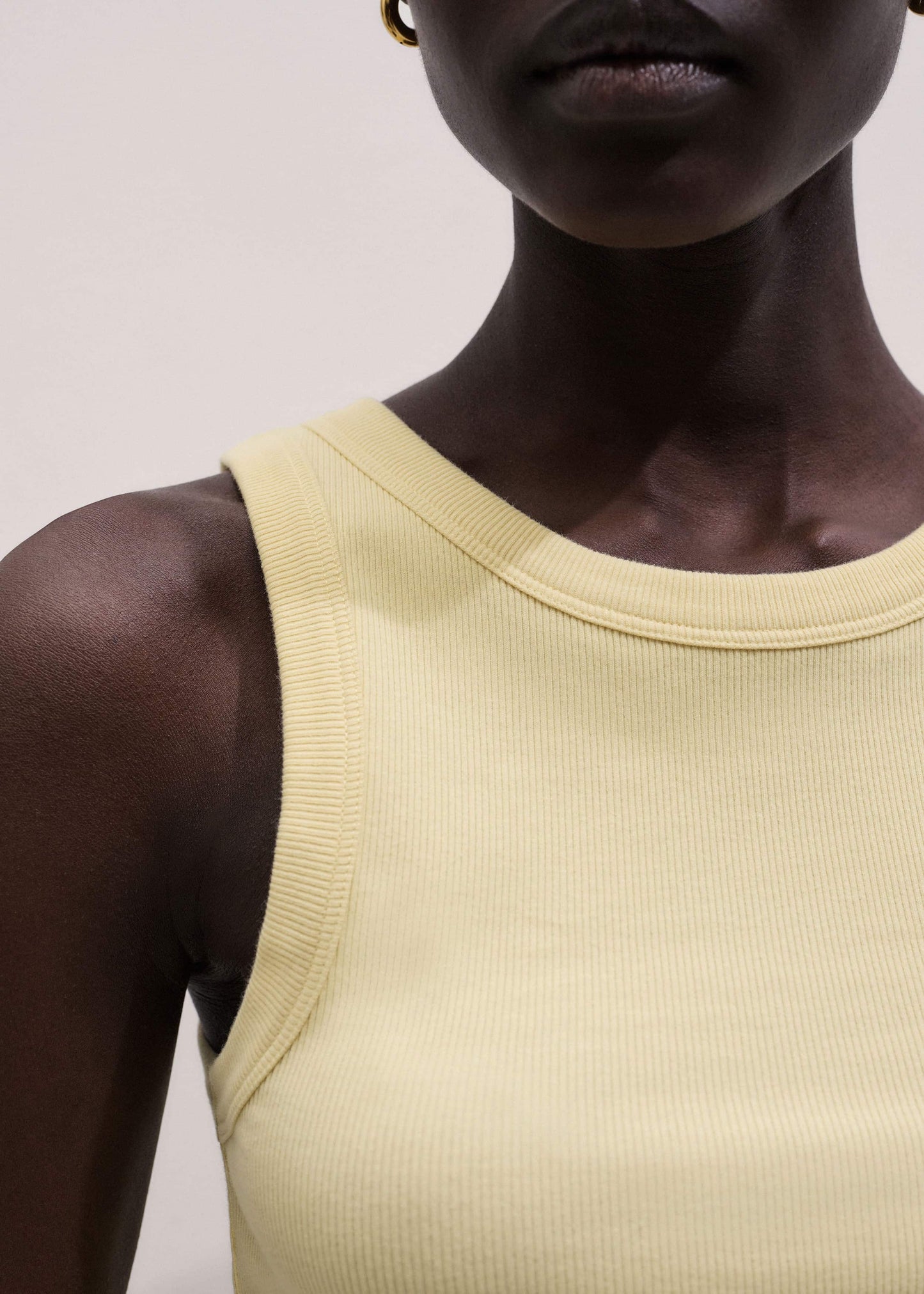 Lemon Yellow Perfect Basic Vest