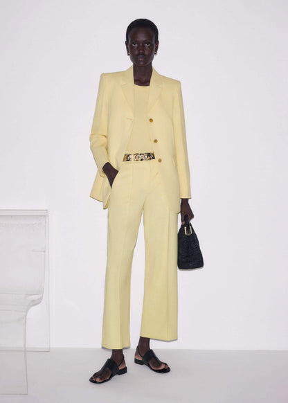 Lemon Yellow Perfect Basic Vest