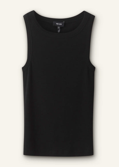 Black Ultimate Crew Neck Tank