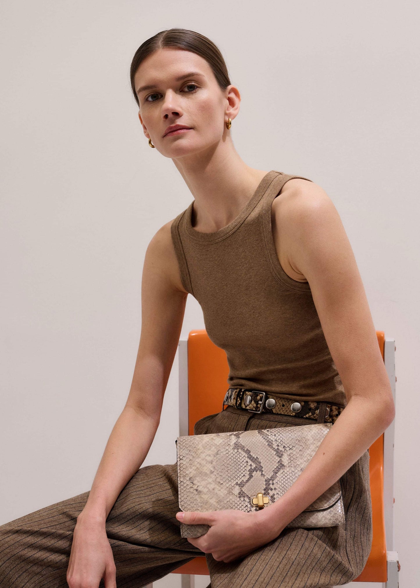 Camel Brown Ultimate Crew Neck Tank