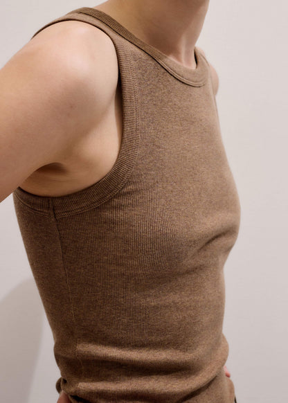 Camel Brown Ultimate Crew Neck Tank