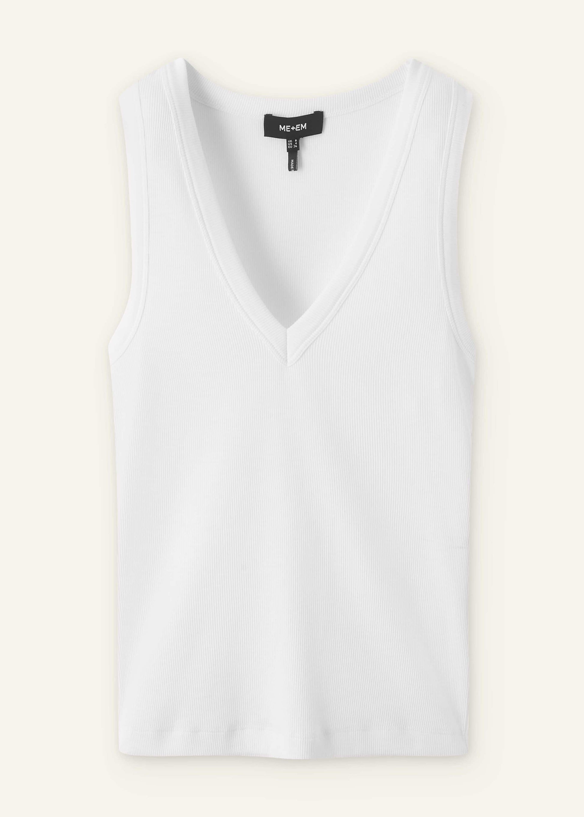 White Ultimate V-Neck Vest