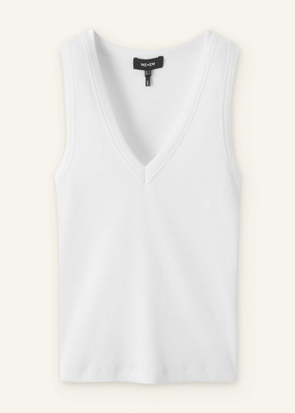 White Ultimate V-Neck Vest