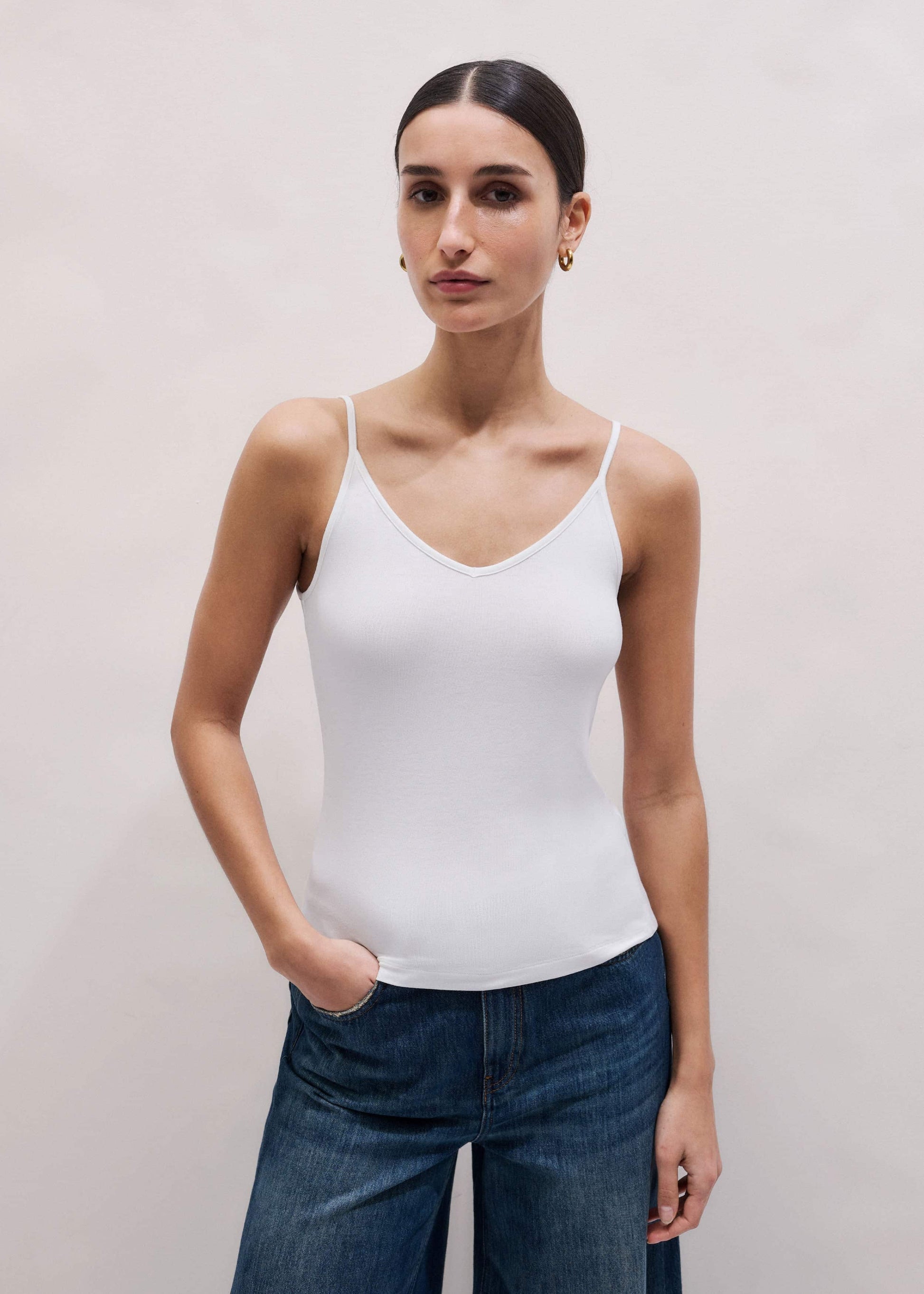 White Fashion First Aid Cami