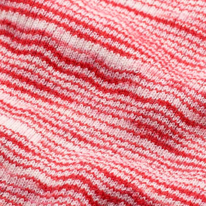Red Spacedye Slim Fit Knit Vest