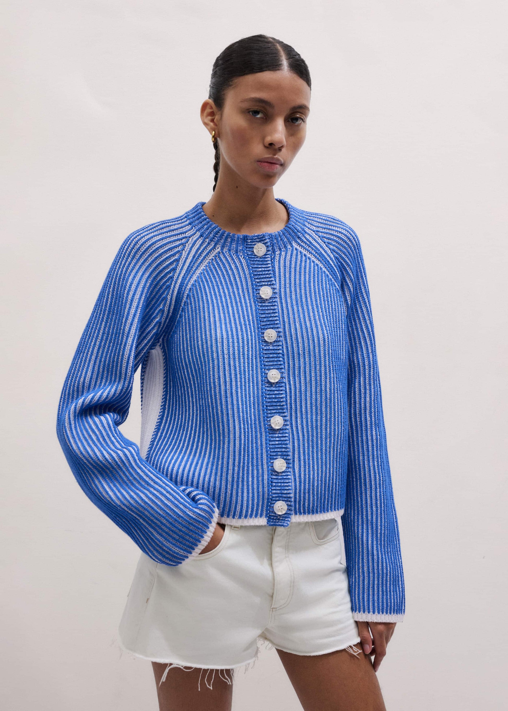 White Soft Touch Cardigan
