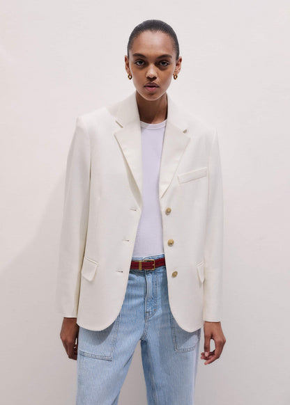 Ivory Icon Intelligently Oversized Blazer