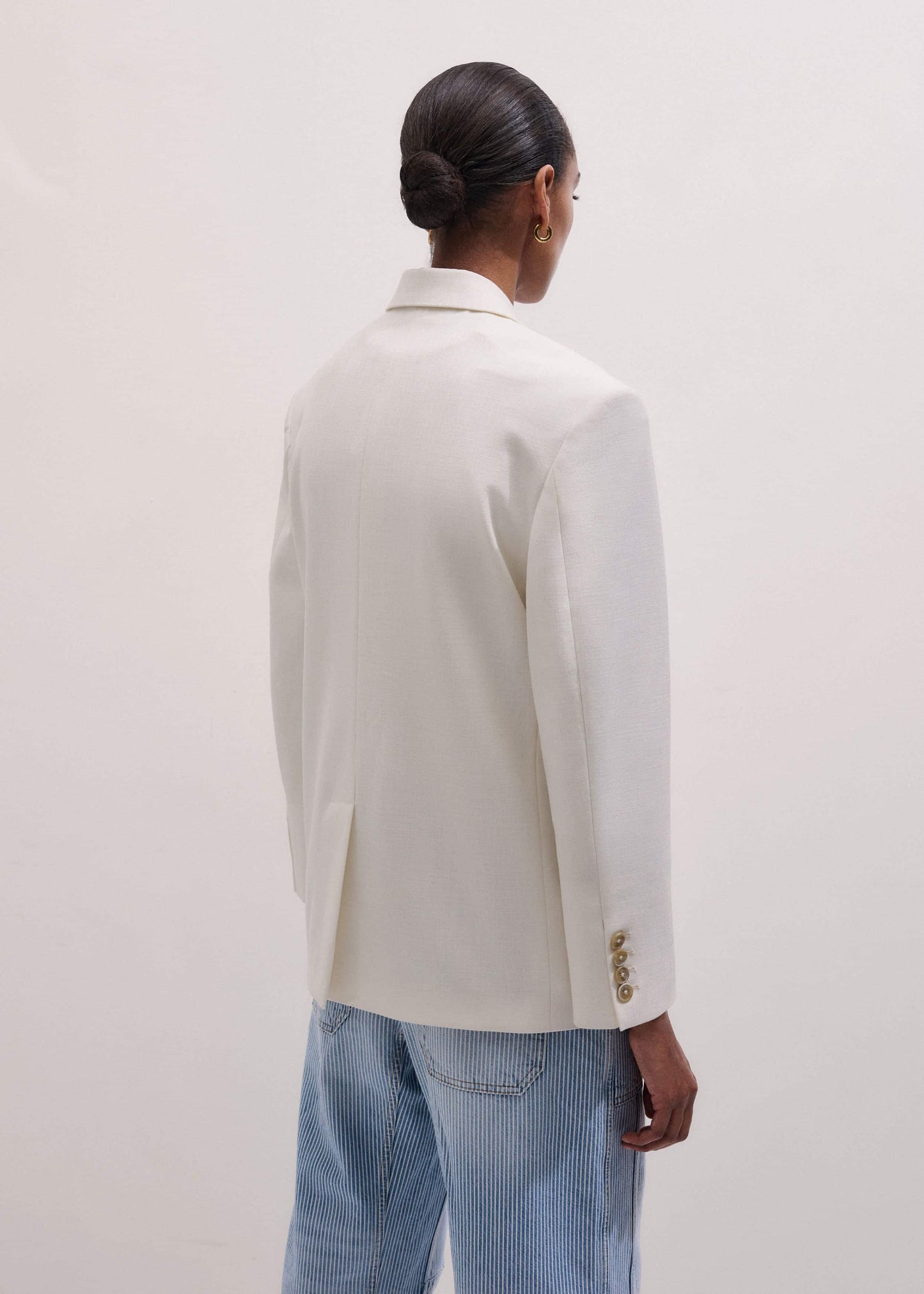 Ivory Icon Intelligently Oversized Blazer