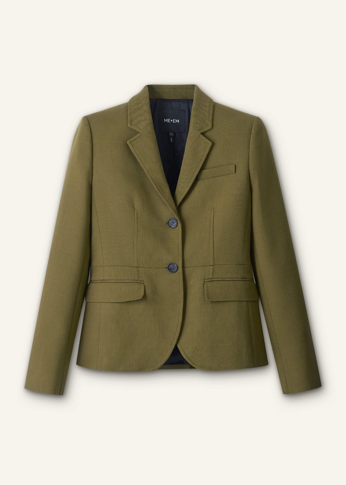 Olive Green Soft Sculpt Jacket