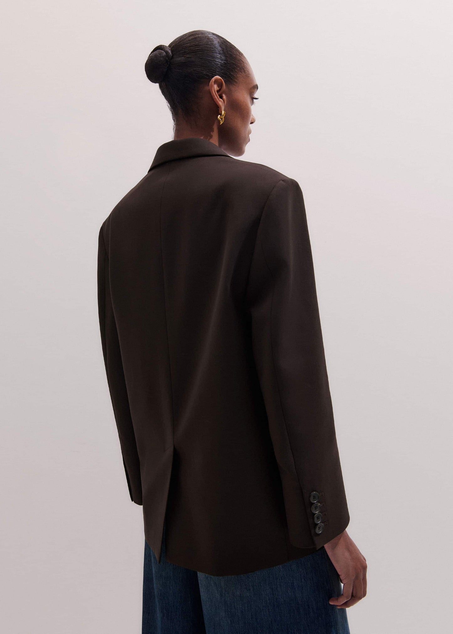 Brown Icon Intelligently Oversized Blazer
