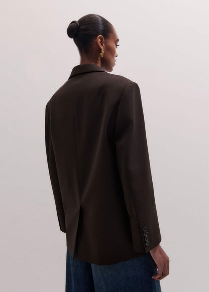 Brown Icon Intelligently Oversized Blazer