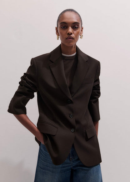 Brown Icon Intelligently Oversized Blazer