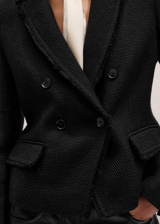 Black AM-PM Fitted Blazer