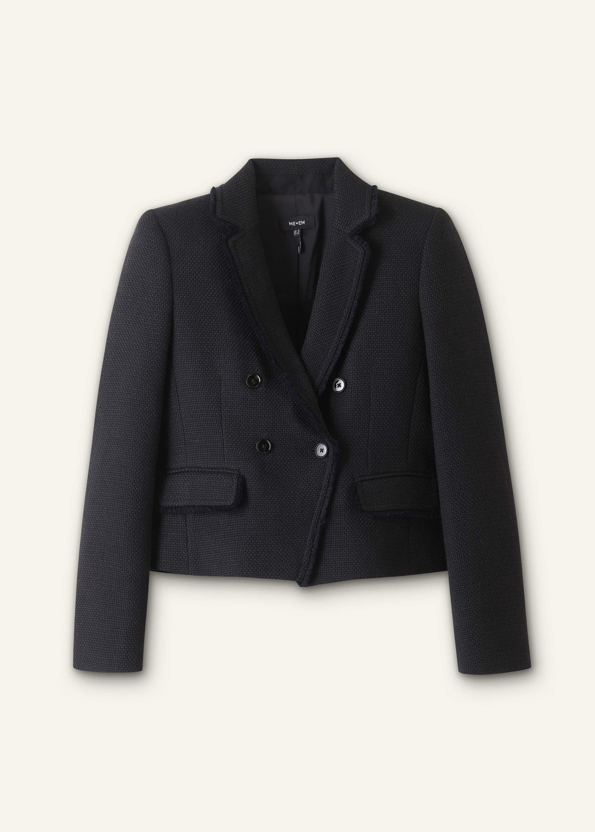 Black AM-PM Fitted Blazer