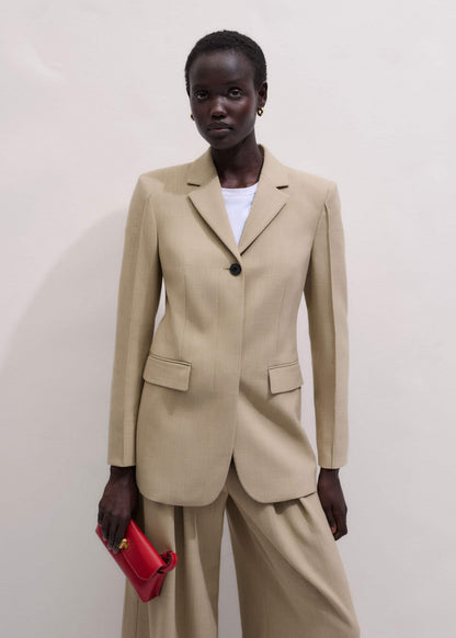 Sand Slim Contour Blazer