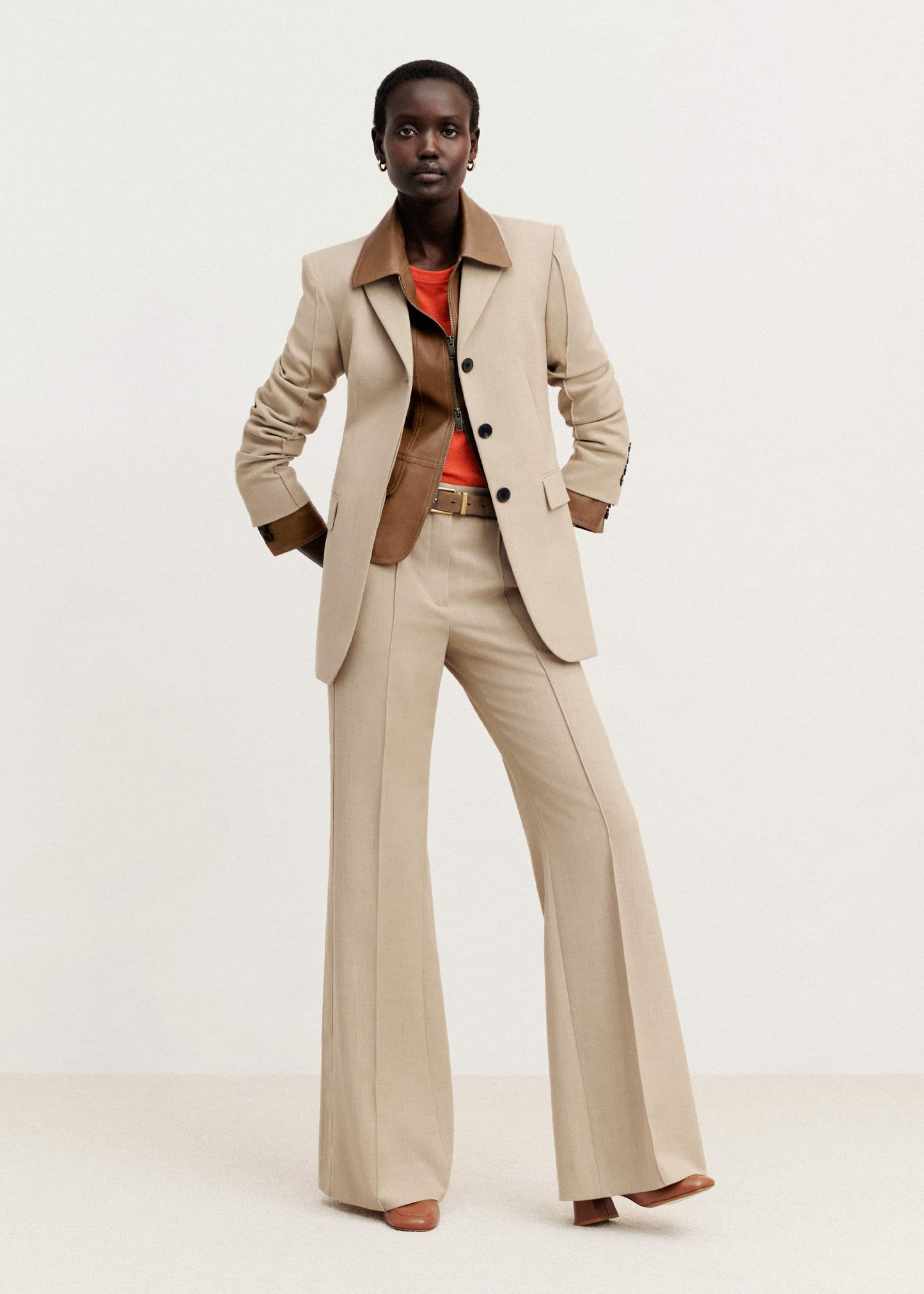 Sand Slim Contour Blazer