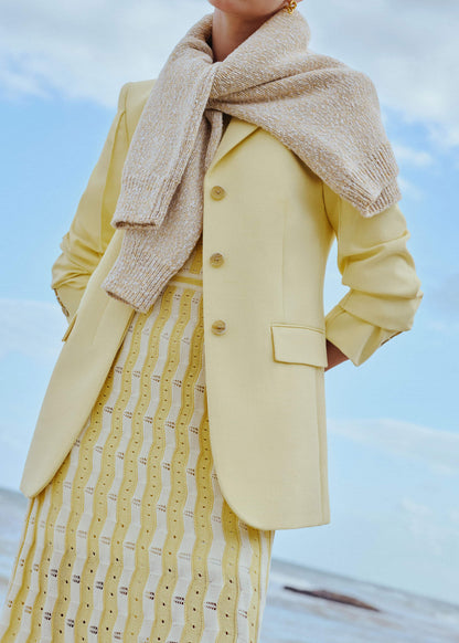 Yellow Slim Contour Blazer
