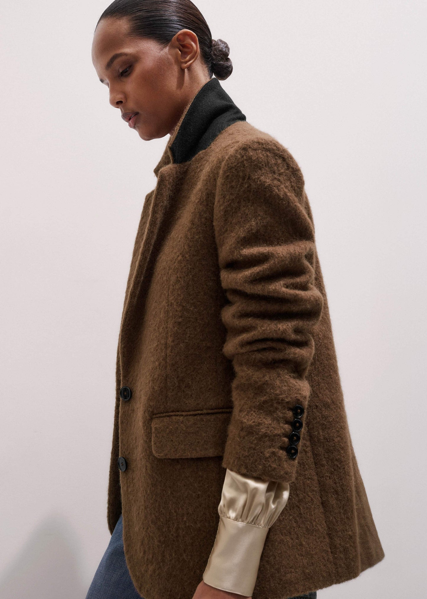 Brown Teddy Luxe Blazer