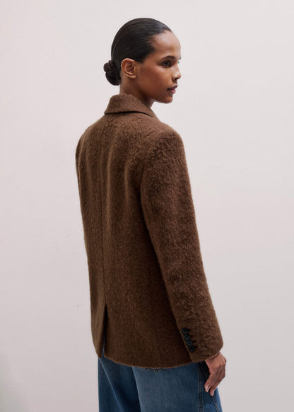 Brown Teddy Luxe Blazer