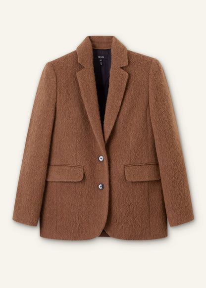 Brown Teddy Luxe Blazer