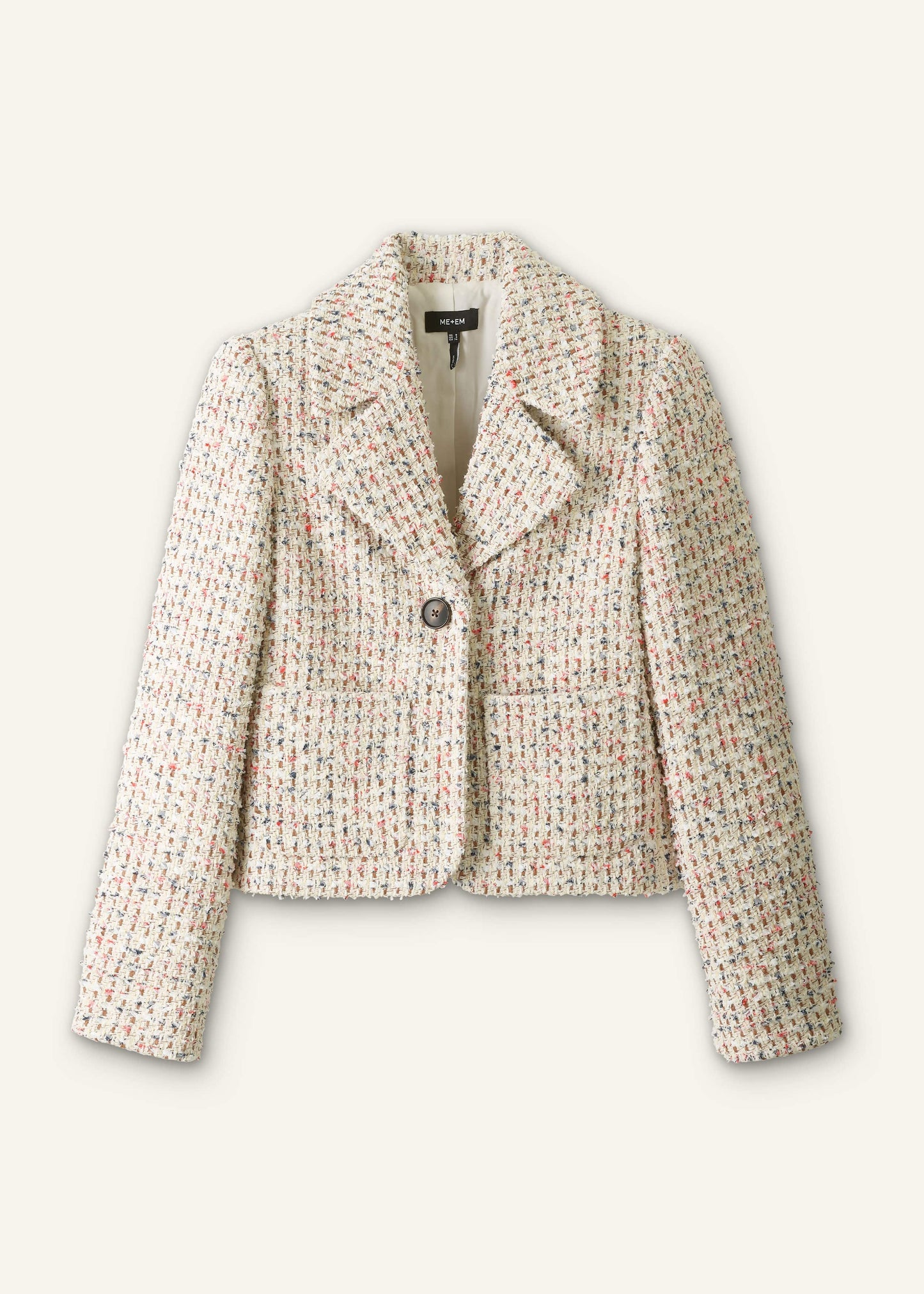 Cream Heritage Crop Jacket