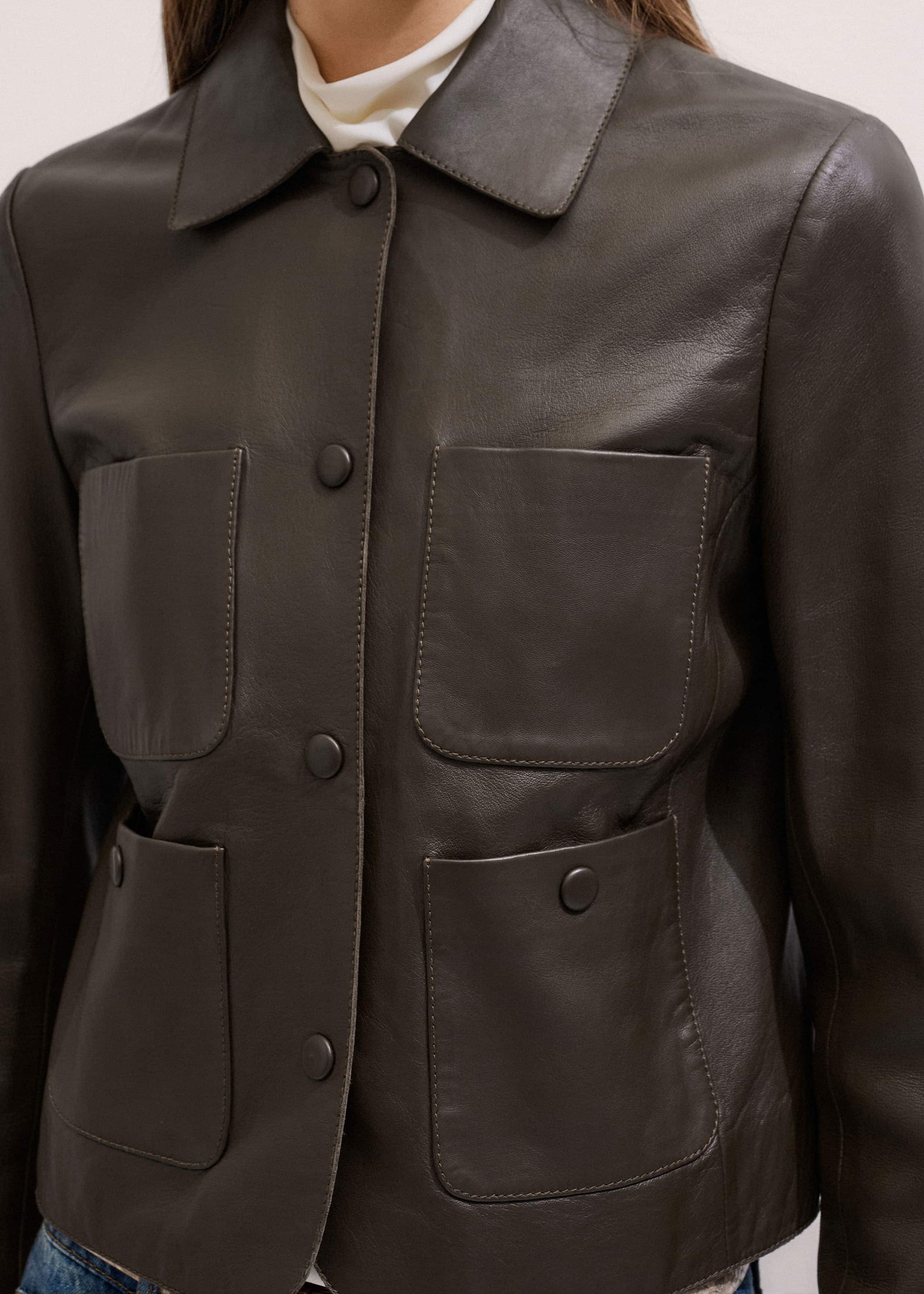 Brown Patch Pocket Jacket