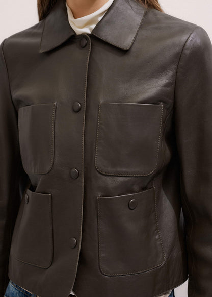 Brown Patch Pocket Jacket